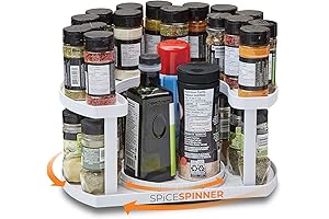 Allstar Innovations Spice Spinner: Save Space, Stay Organized, and Keep Your Spices Within Reach