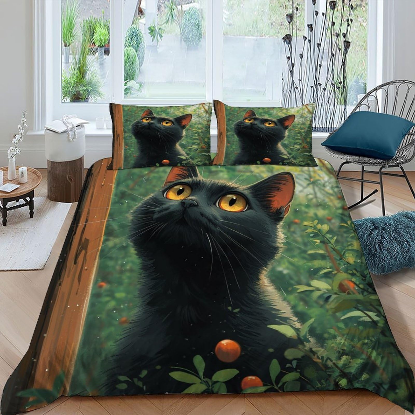 Parure de lit motif animalier 3D pour transformer votre chambre en refuge cocooning