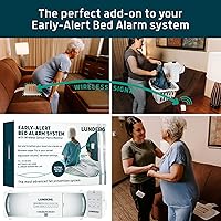 Vista 2 de Lunderg Almohadilla de Sensor Inalámbrico para Alarma de Silla - COMPLEMENTO / Repuesto - Localizador NO Incluido - Funciona con Alarmas de Cama