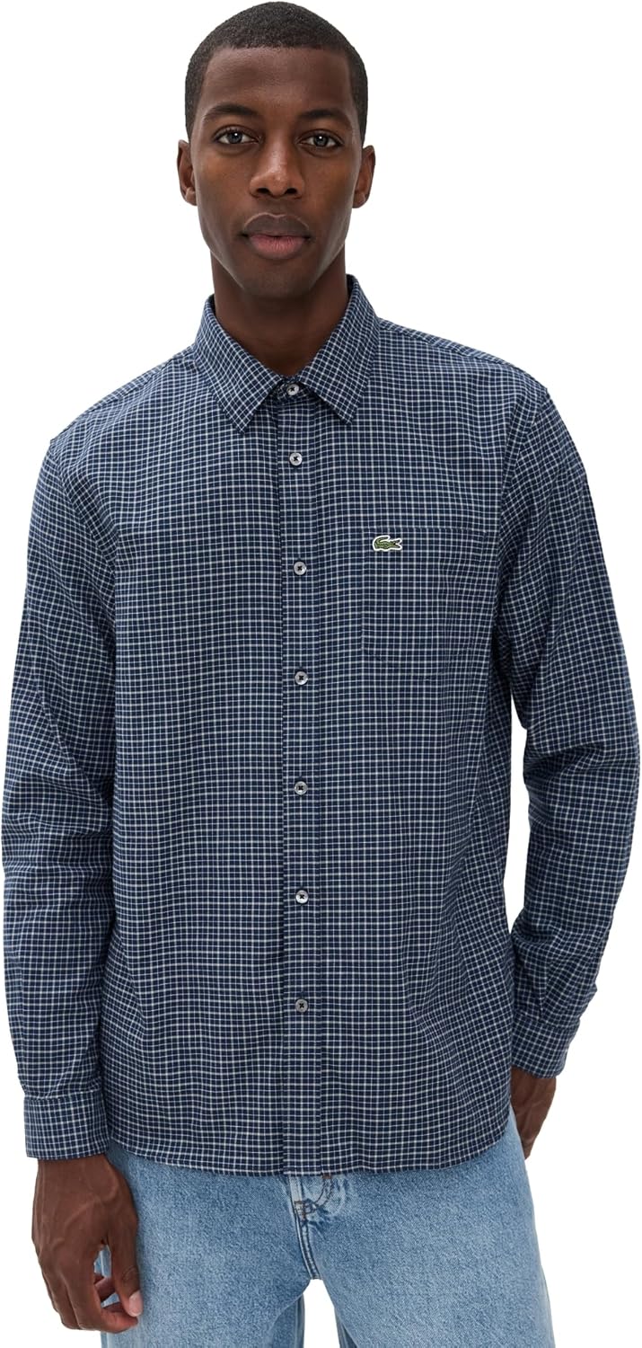 Lacoste Men's Regular Fit Flannel Shirt