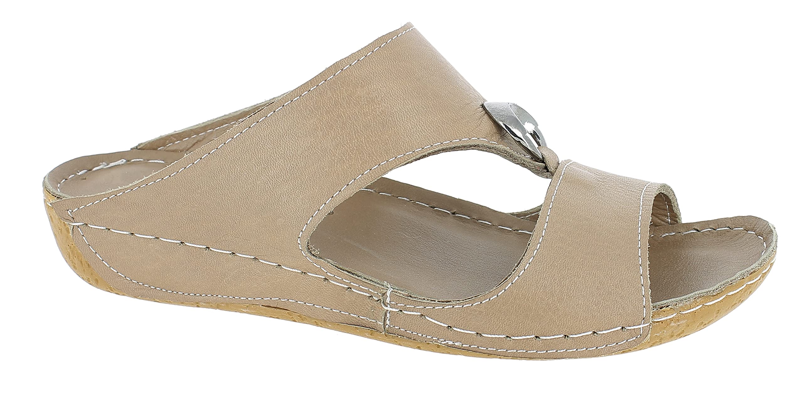 Andrea Conti Women's Mules, Elm Wood, 3.5 UK