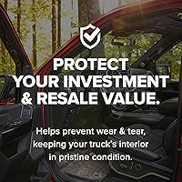 Vista 8 de Weathertech FloorLiner HP 4710121IM - Alfombrillas personalizadas para Ford Super Duty - 1ª fila (4710121IM), color cacao