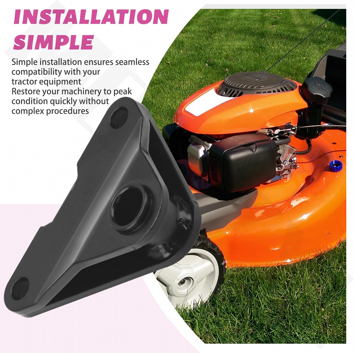 529846901, 583561101 RH & LH 548461901, 583561001, 441872 Lawn Tractor Pivot Plate Compatible with Craftsman, Husqvarna Lawn Mower for 917288XXX, 917250XXX, 917203XXX, 917204XXX, 917986XXX Models