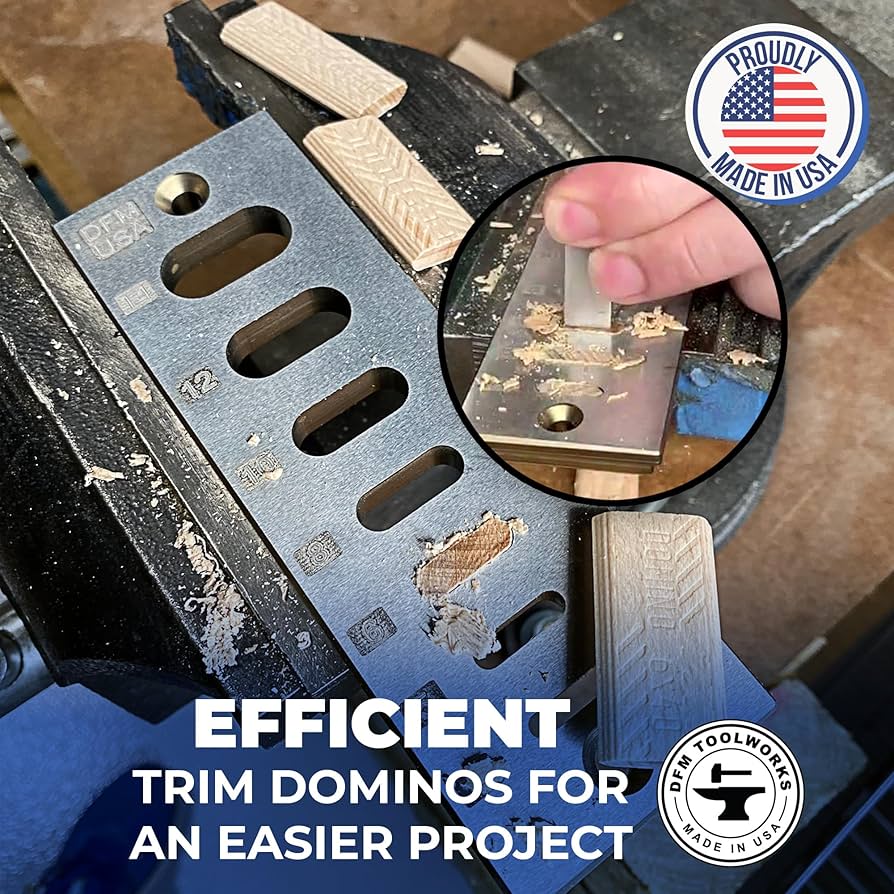 DESIMONE プレート Domino Tenon Trim Plate,Trims Domino 4mm to 14mm Sizes,High