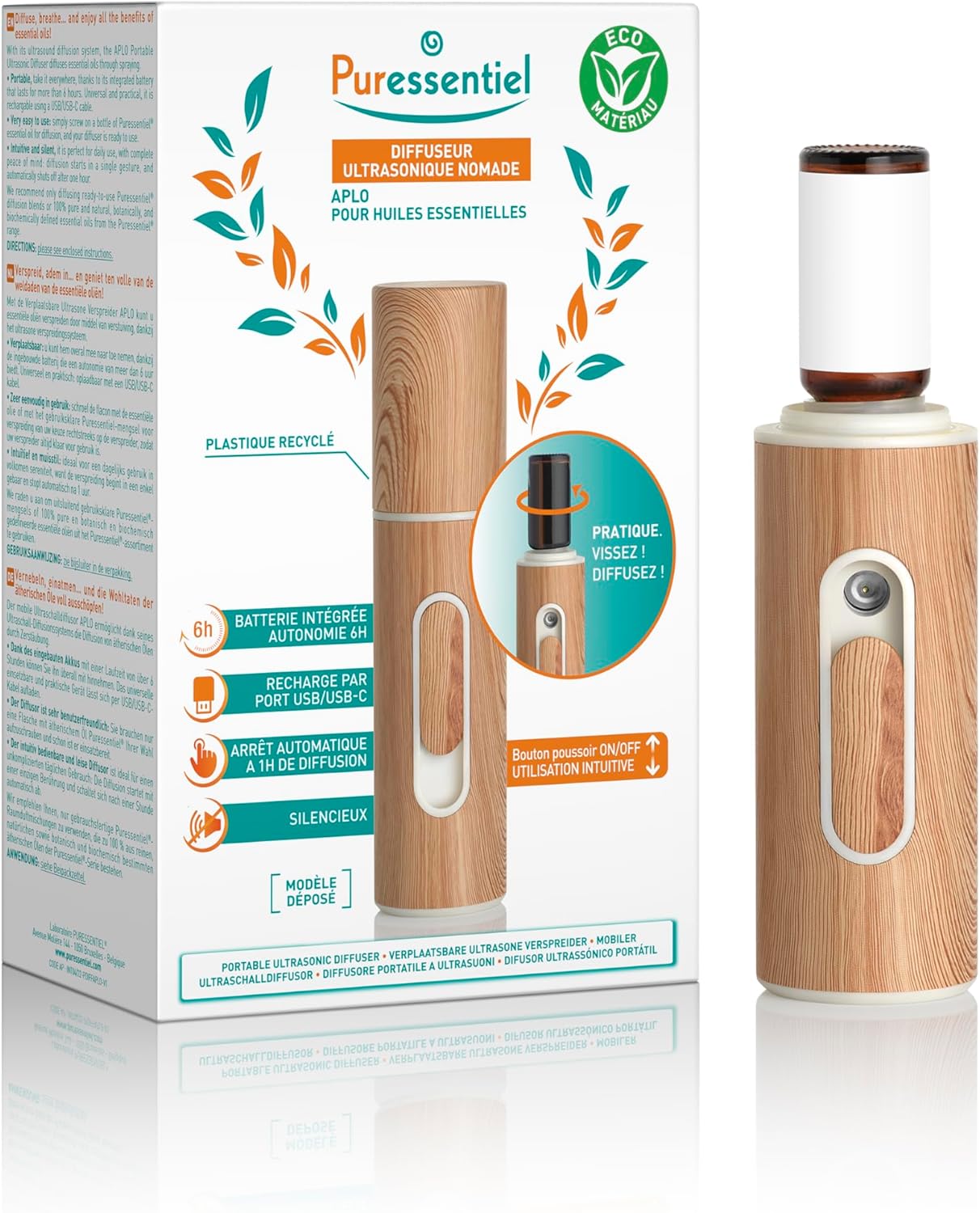 Puressentiel – Diffuseur d’huiles essentielles APLO – Diffusion ...