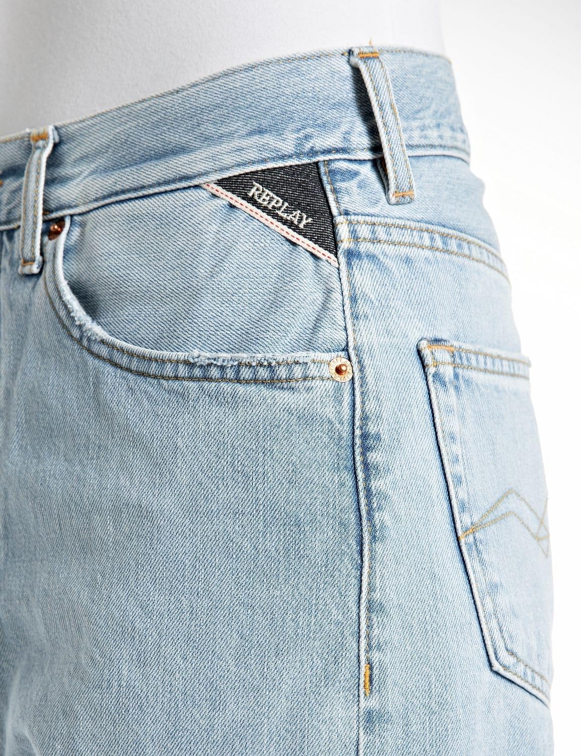 Replay Women's Jeans, 011 Super Light Blue, W26/L32 : Amazon.com