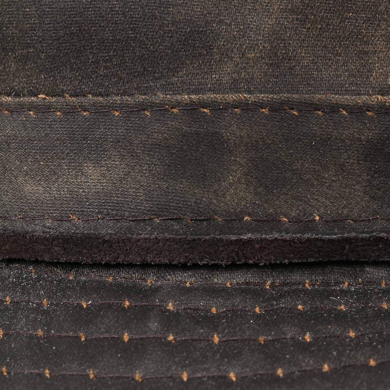 Stetson Diaz Outdoorhut Herren Westernhut mit Kinnband und biegbarem Rand Cowboyhut UV-Schutz 40+ Stoffhut Baumwolle Washed/Used Design Sommer Winter