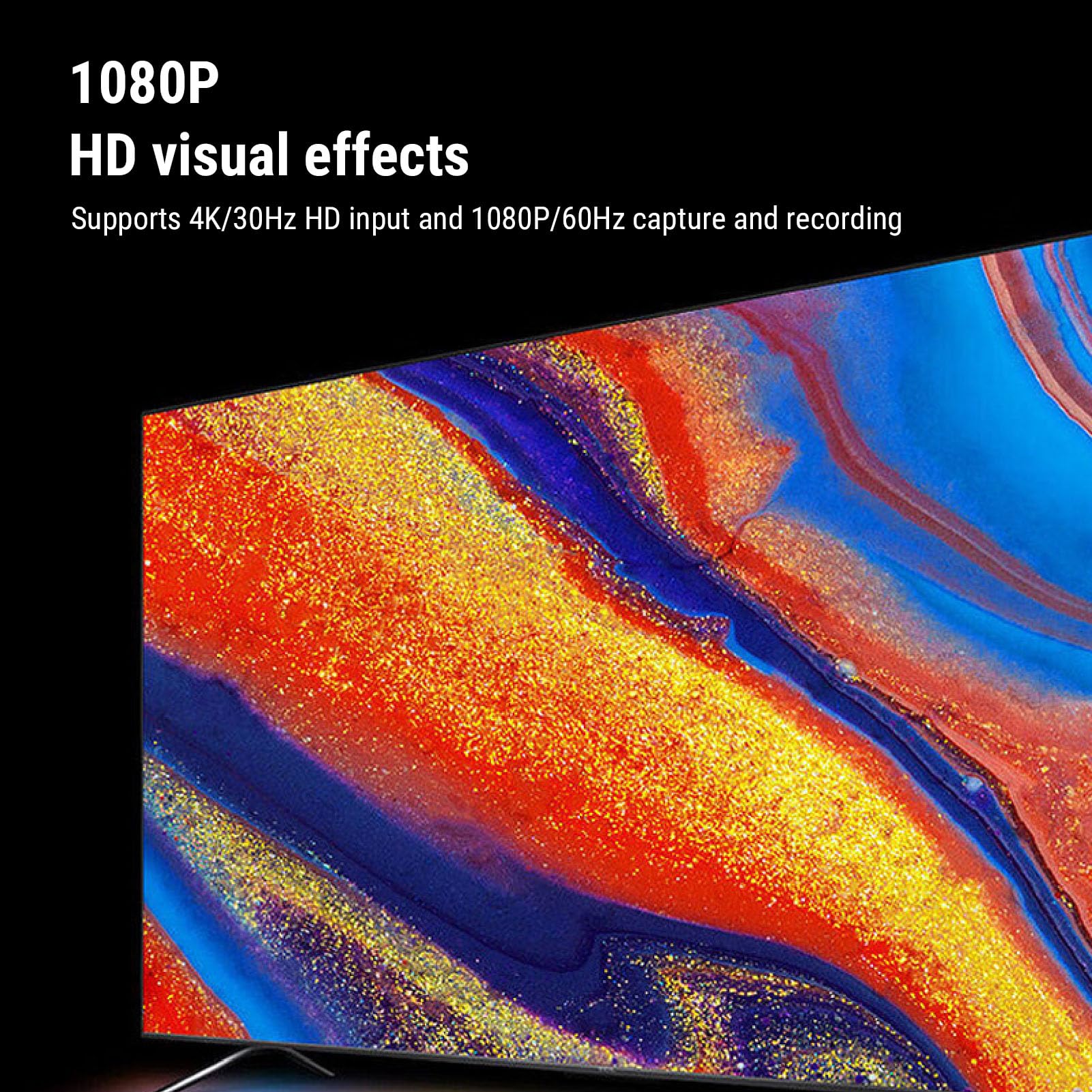 Asixxsix Scheda Acquisizione Video 1080P 60FPS