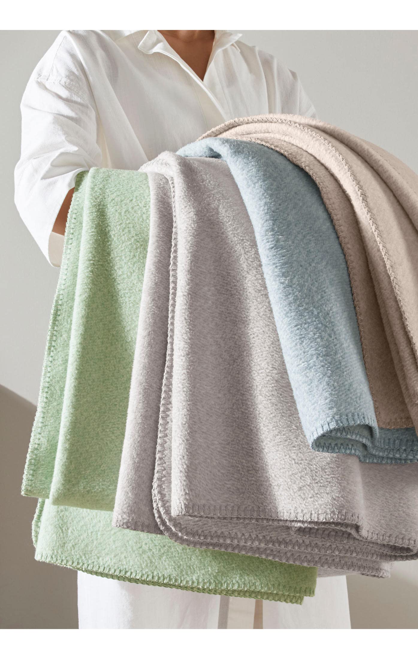 Viverano Bio-Baumwoll-Decke Mit Zopfmuster – 127x178 Cm, Superweich, GOTS-zertifiziert