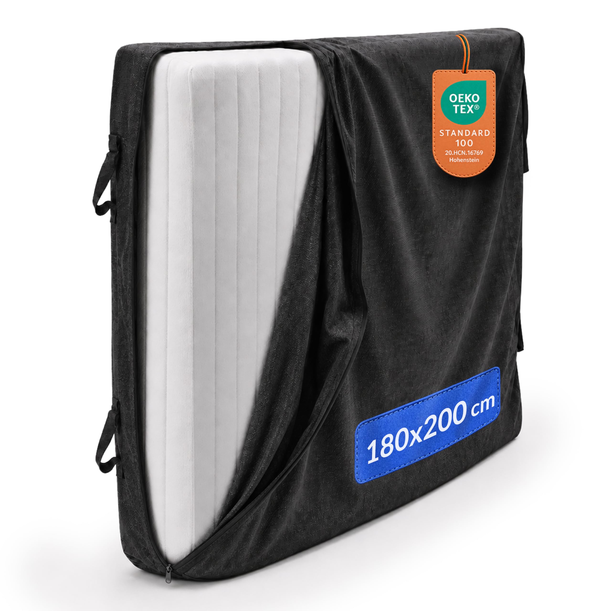 Twinzen Funda Colchón 180x200 Espesor 30 cm Cremallera Oeko-Tex