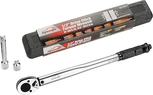 Miniatura 2 de EPAuto Llave dinamométrica de clic de 12 pulgada + juego de juntas universales de impacto