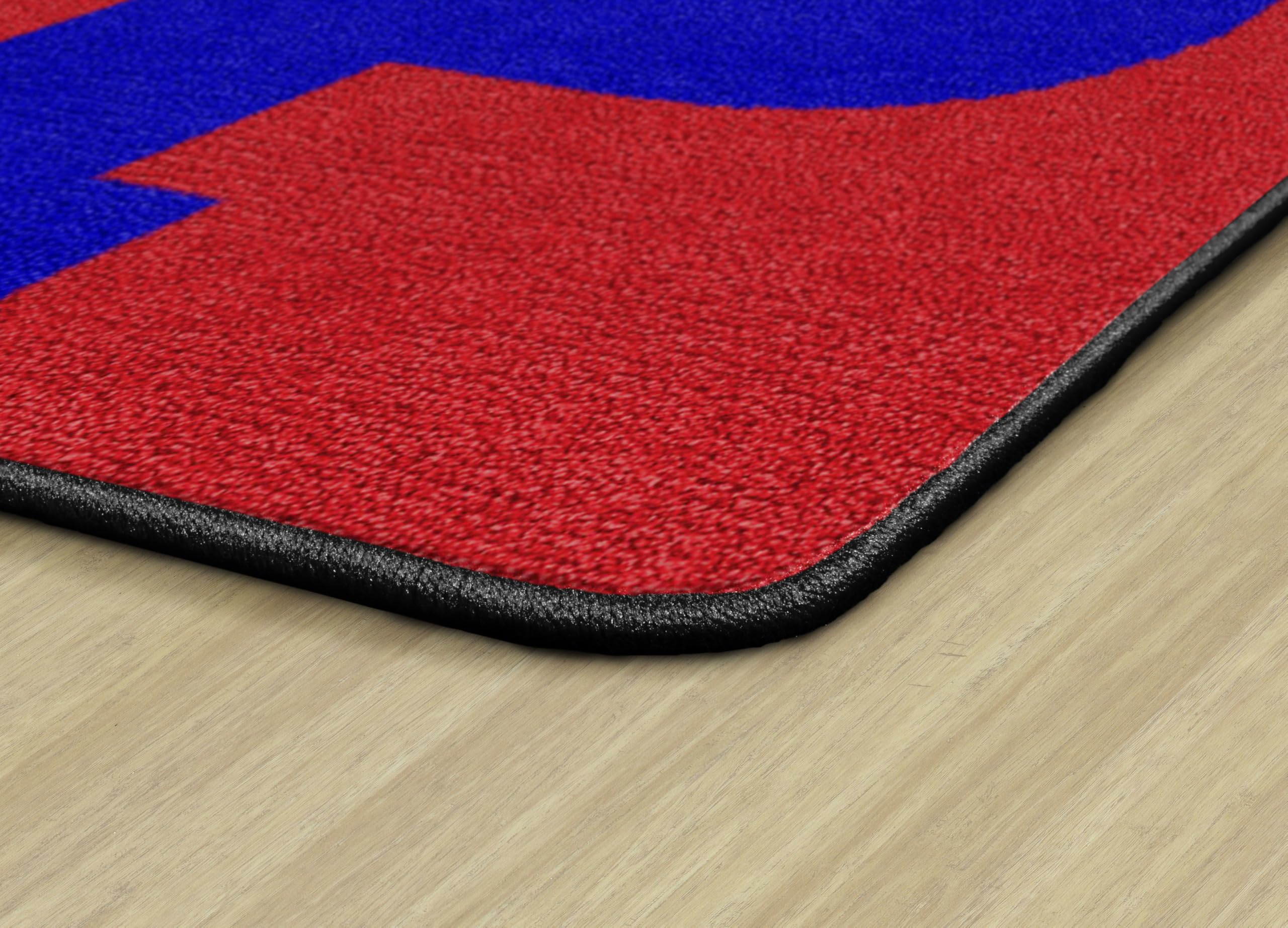 Flagship Carpets Blocchi da costruzione quadrati per bambini per area di apprendimento domestico, aula, camera dei bambini o tappeto per sala giochi, (set di 26), 30,5 x 30,5 cm