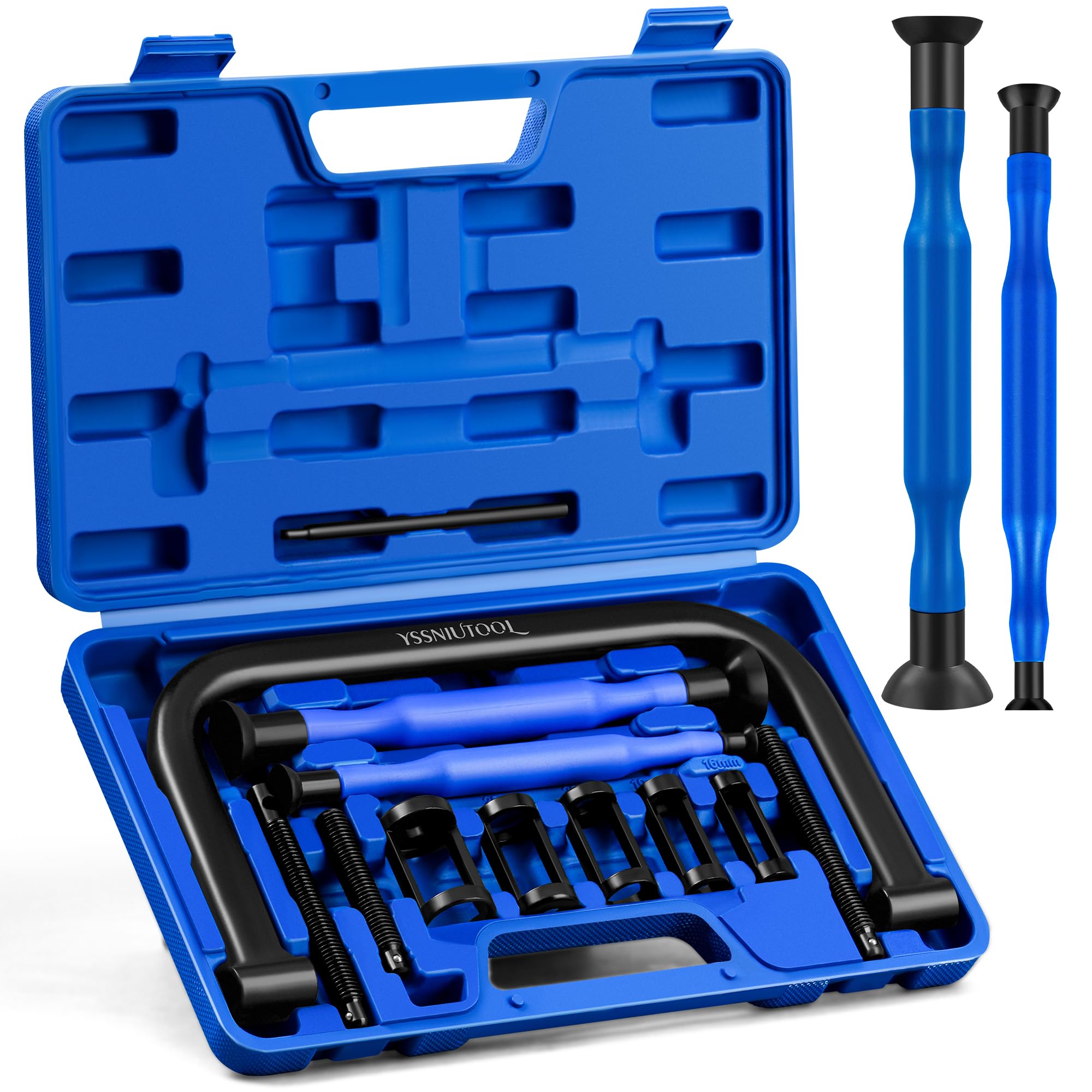 10-Piece Valve Spring Compressor Kit (Blue) for Small Engine Repair