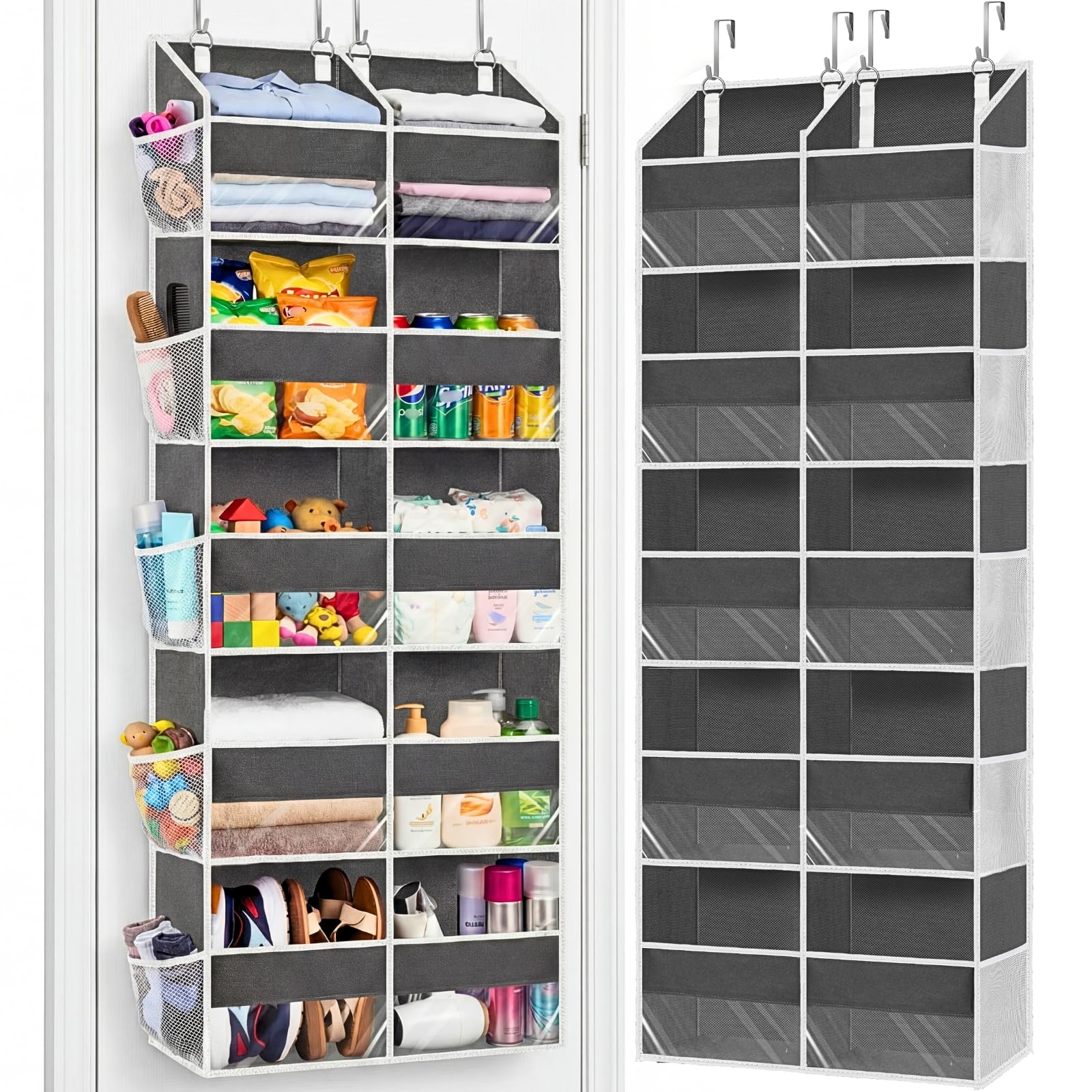 Organizer da porta a 5 ripiani, extra large dietro la