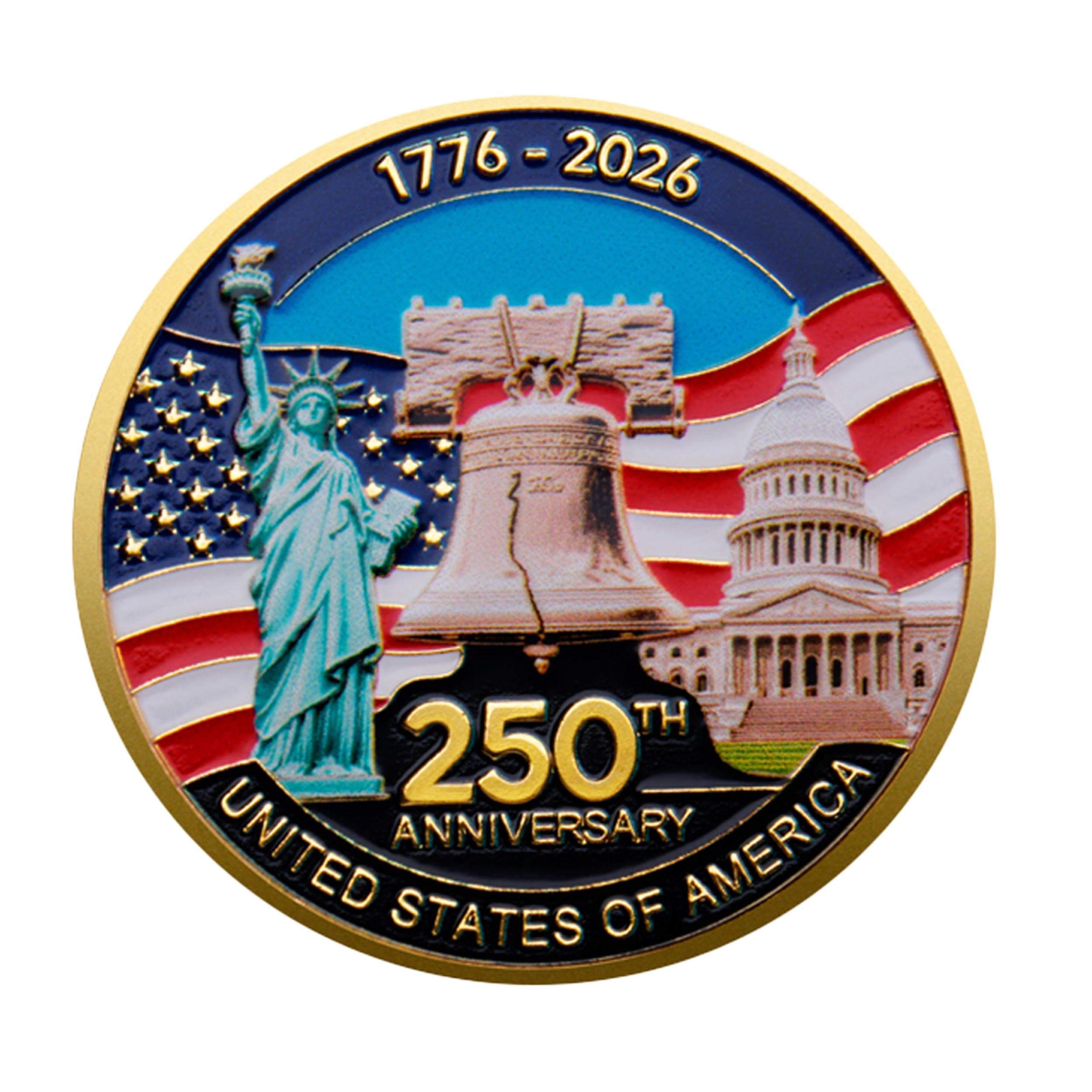 Amazon.com: 1776–2026 America 250th Anniversary Commemorative Coin