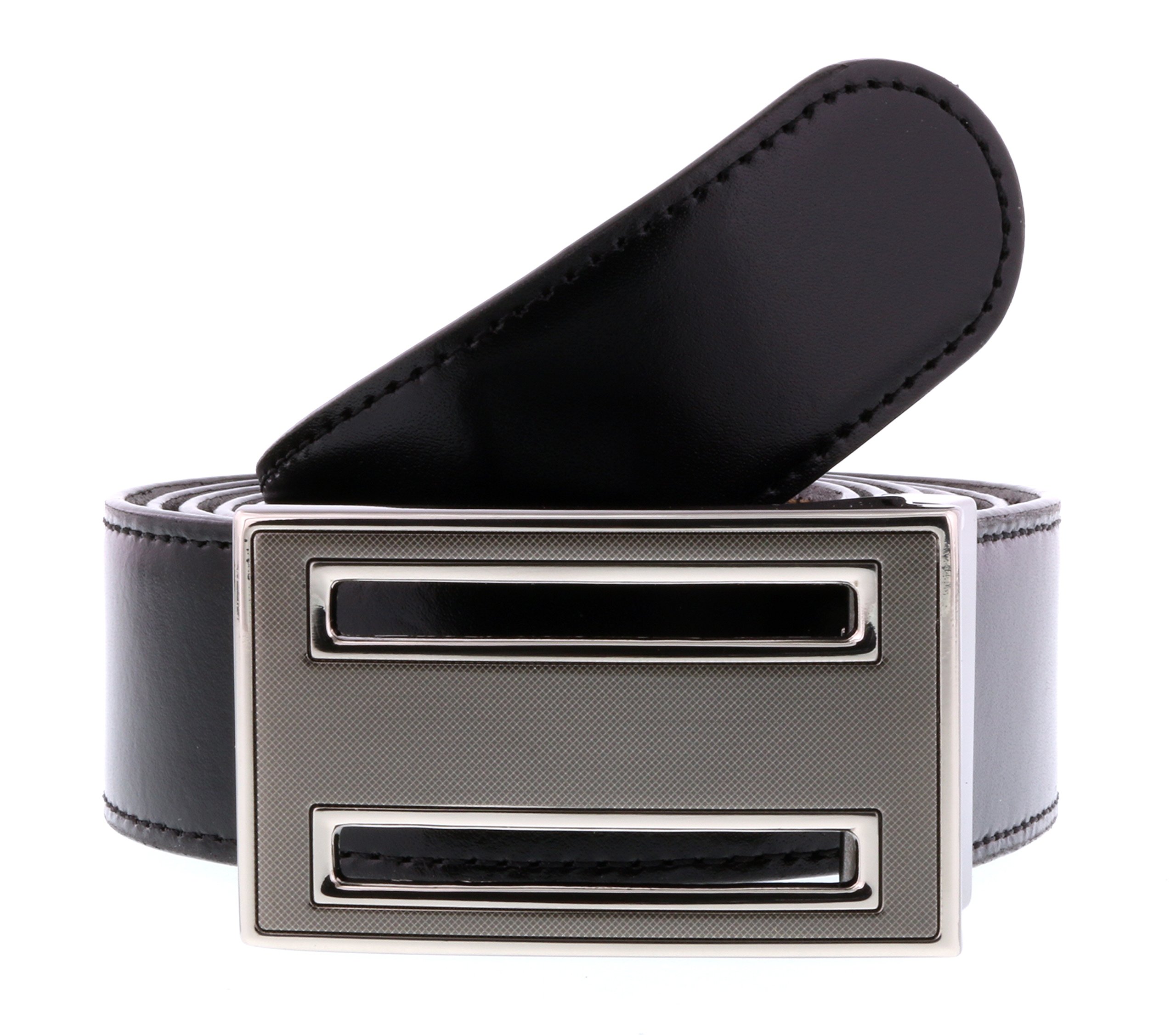 HS CollectionHSB 6001 Black/Brown Reversible/Adjustable Mens Belt for mens