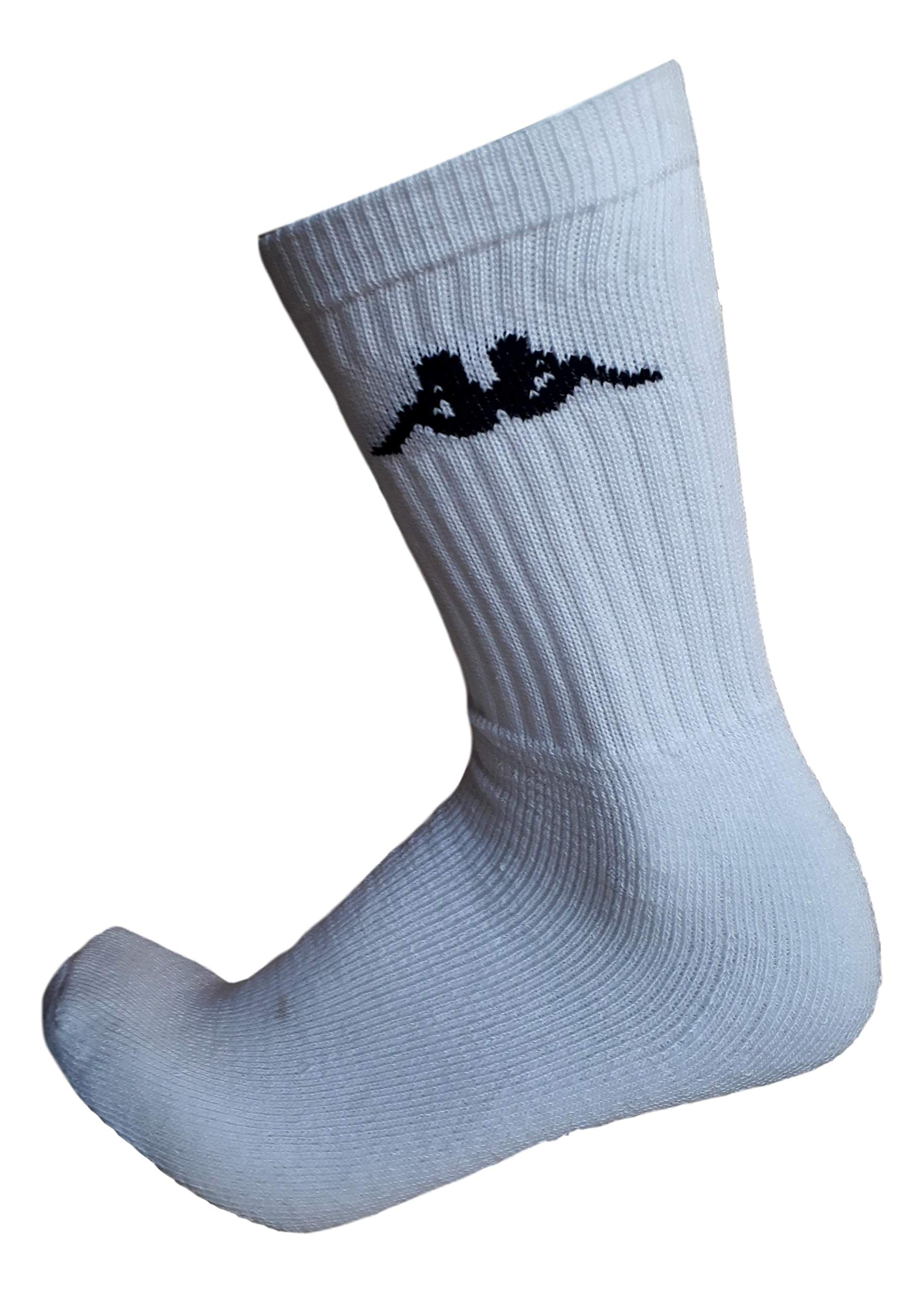 Calzini Spugna Kappa . 6/12 Paia Calze Calzini, Calzini Sportivi In Spugna, Altezza Metà Polpaccio,calzini Calze Da Tennis Professionali