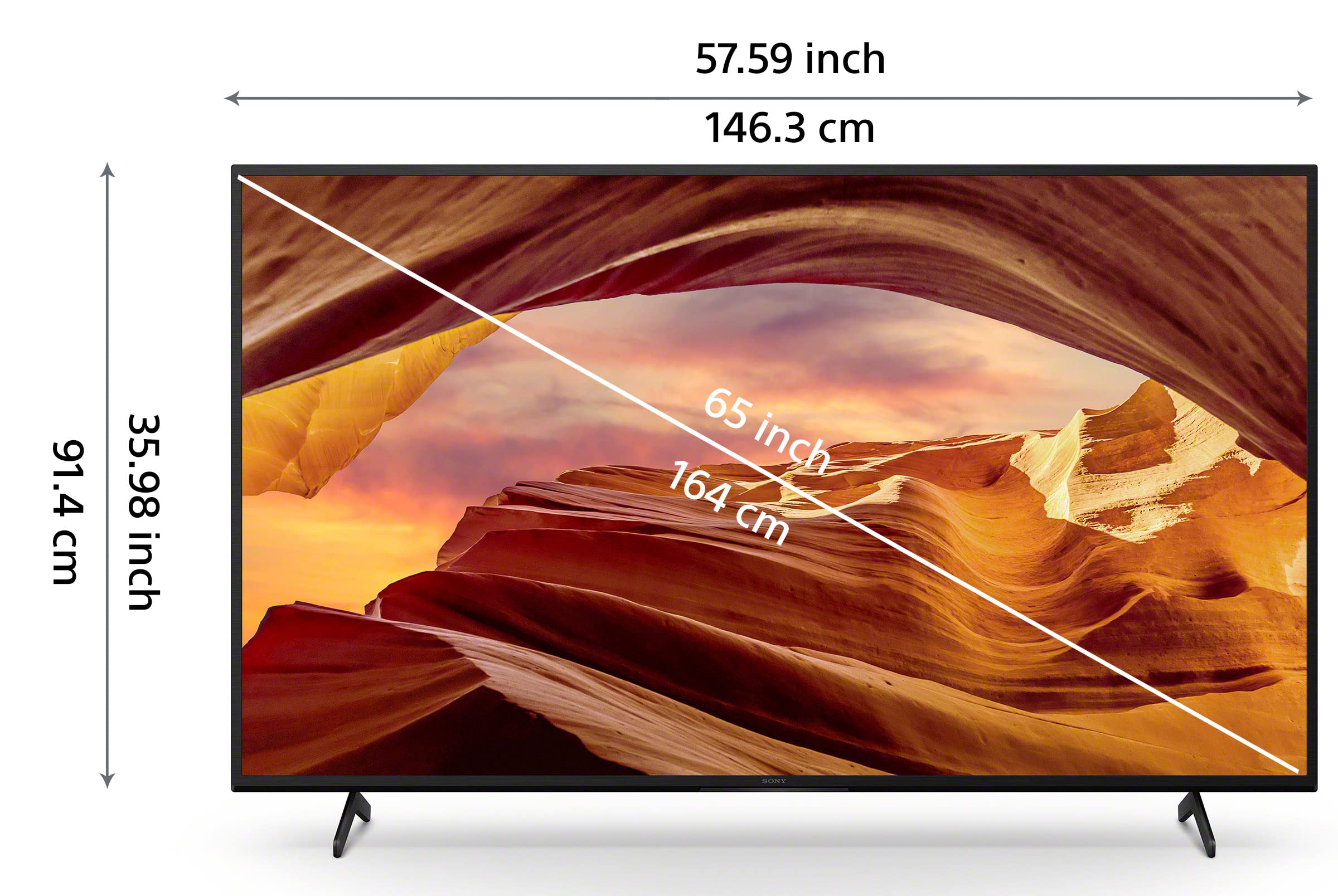 Sony Bravia 164 cm (65 polegadas) 4K Ultra HD Smart LED Google TV Sony Bravia 164 cm (65 polegadas) 4K Ultra HD Smart LED Google TV