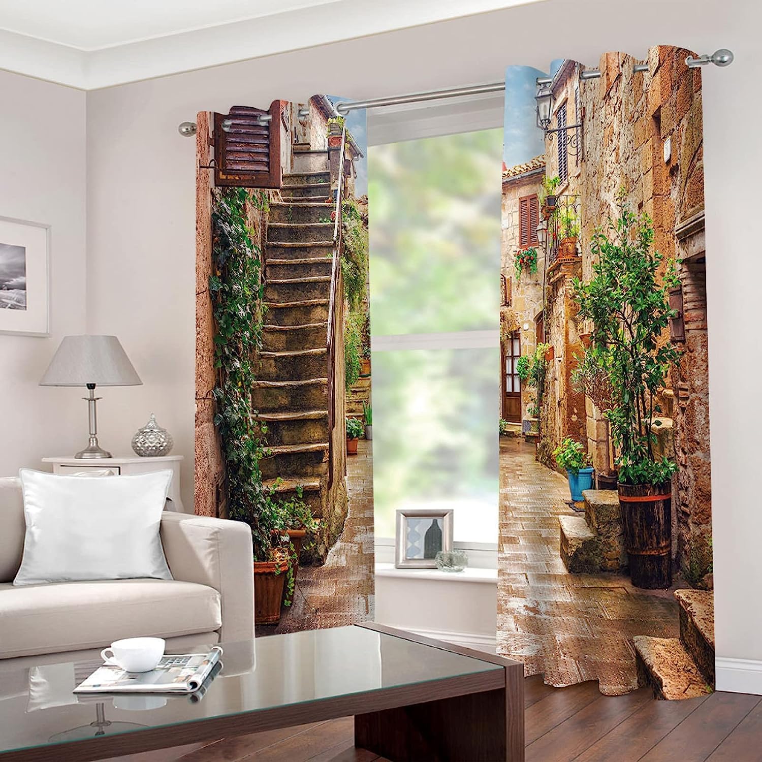 Blickdichte Vorhänge 2er Set - Thermo Verdunklungsvorhänge Mit Ösen