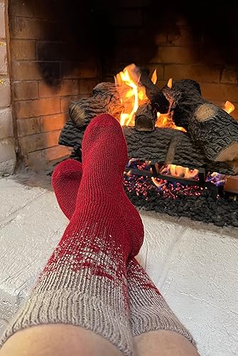 Miniatura 2 de WARRIOR ALPACA SOCKS - Calcetines de alpaca Ultimate para pies cálidos unisex para hombres y mujeres