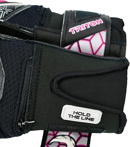 Miniatura 5 de Renegade GK Guantes de portero Triton con protector contra microbios (tallas 5-11, 3 estilos, nivel 2) Pro-Tek Fingersave & Durable 3.5+3MM Super