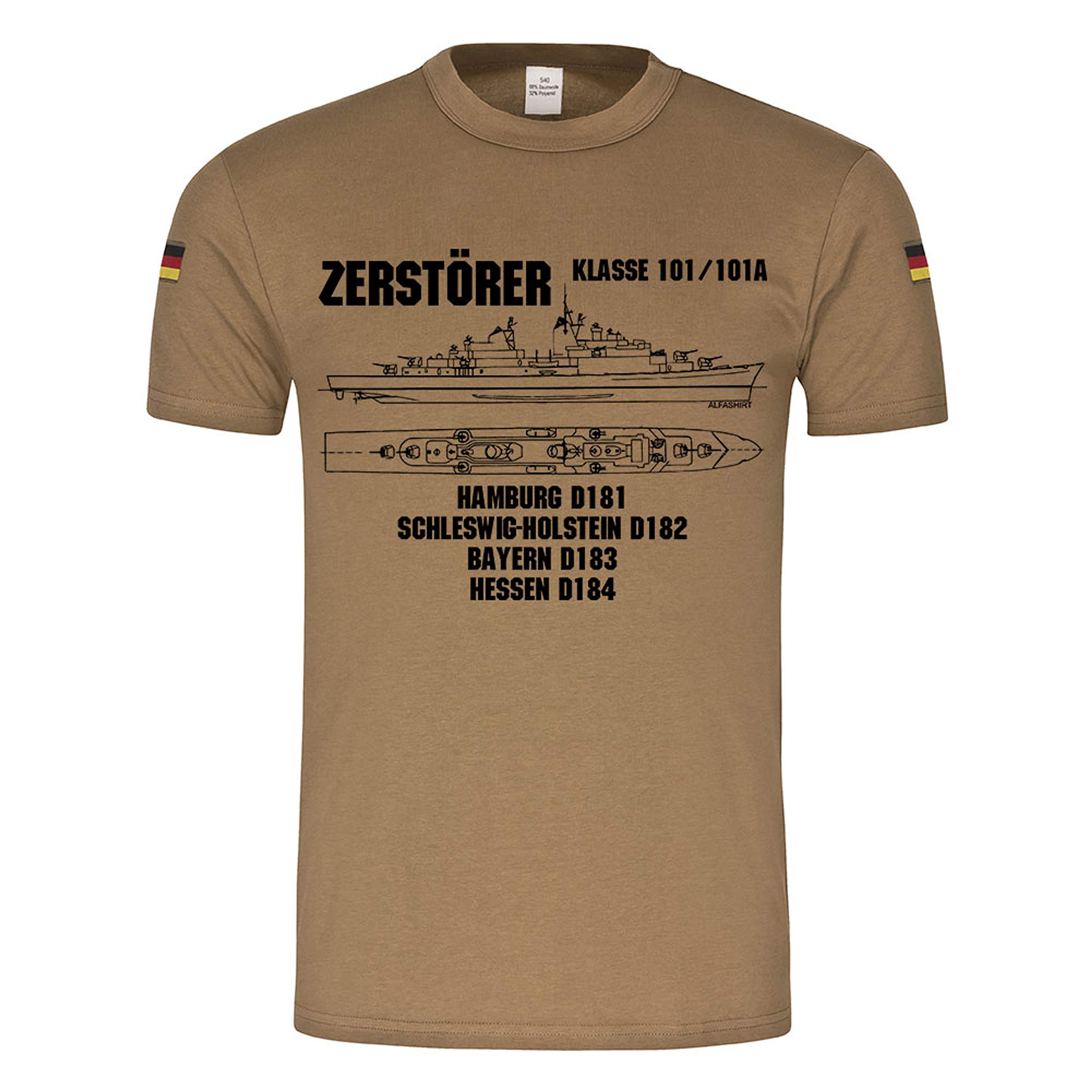 Schiff Bundeswehr Vert Copytec #24834 Tropiques Marine Classe 101 - 3