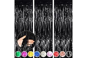 Black Curtains for Party Decorations