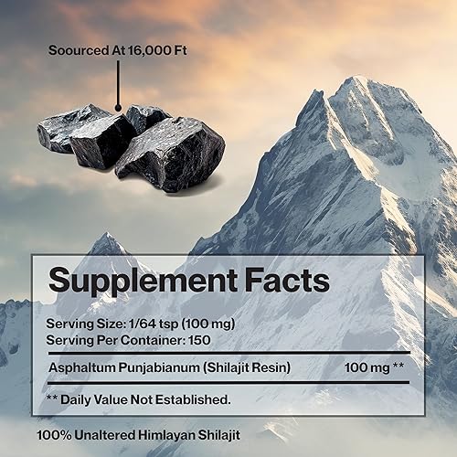 Vista 7 de Shilajit Resin+ Shilajit del Himalaya 100% puro 81% ácido fúlvico y más de 85 minerales traza Apoya la energía, la resistencia, la vitalidad