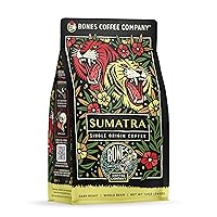 Vista 96 de Bones Coffee Company - Café de origen único de Colombia, almendras, fruta seca, notas de vainilla, café en granos enteros saborizado, granos de café
