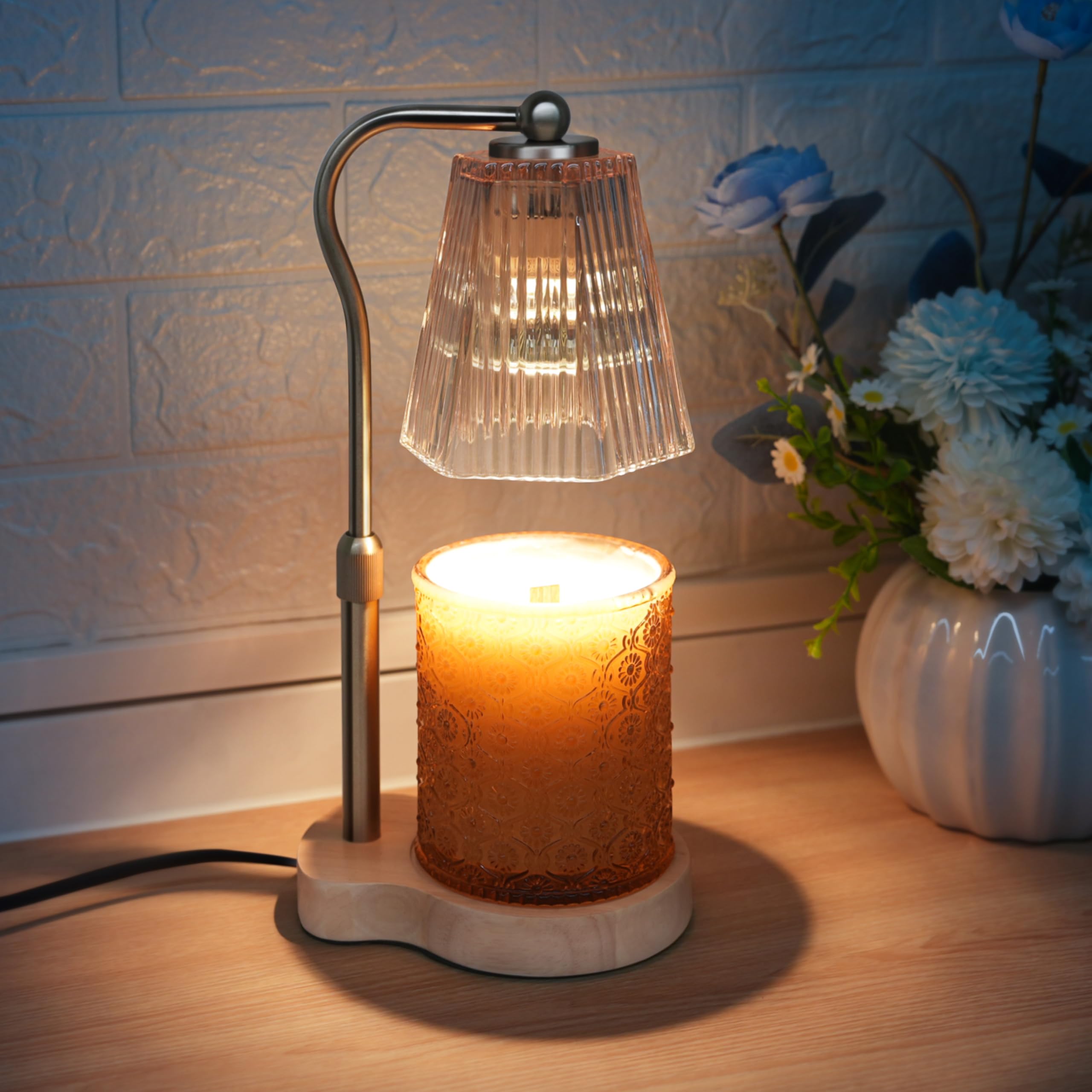 Candle Warmer Lamp, Kid & Pet Friendly Candle Melter, Brightness Control