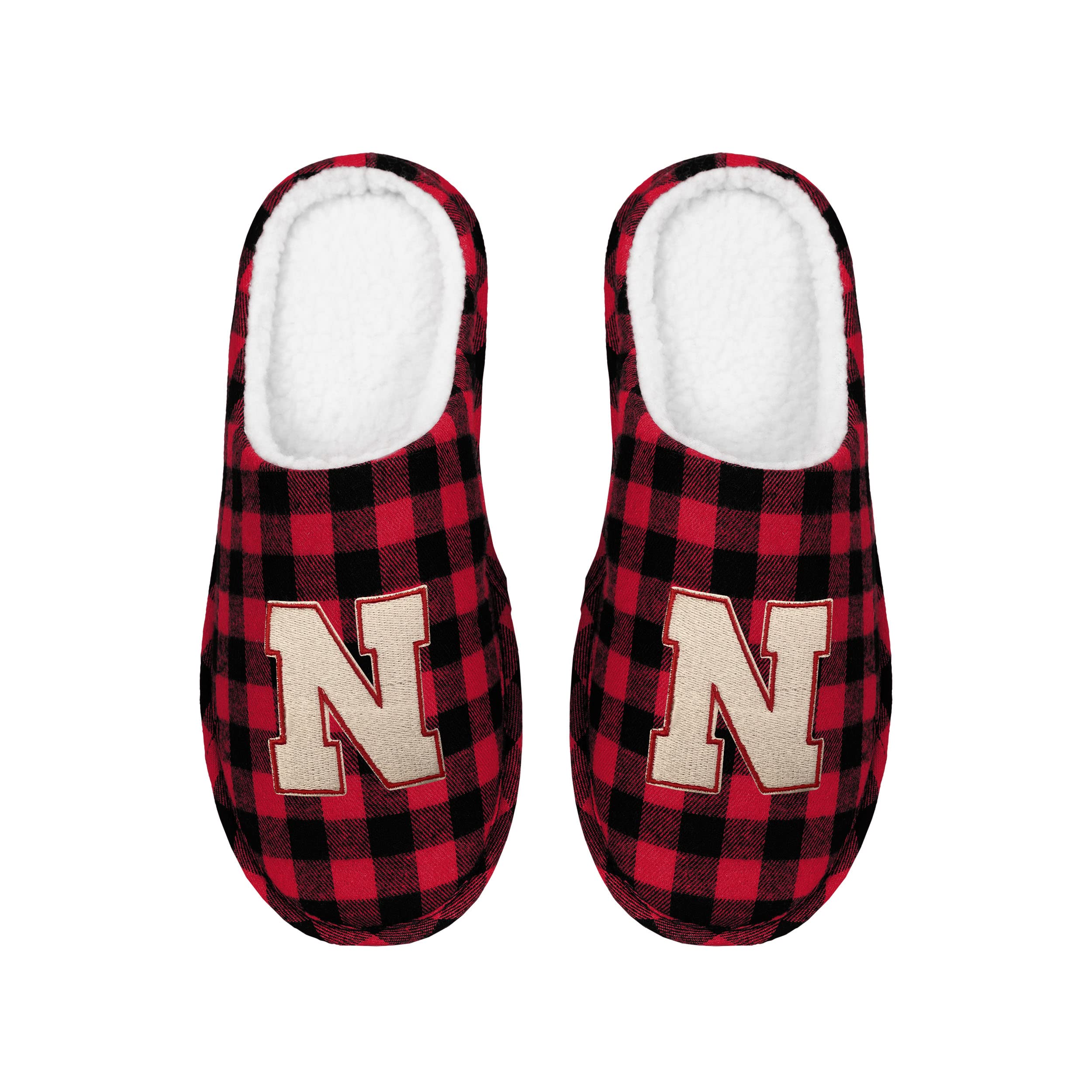 FOCO NCAA-Pantofole in Memory Foam Foderate in Sherpa, Uomo