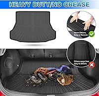 Vista 5 de Civic Cargo Liner - Alfombrilla para maletero para Honda Civic 2006-2011, alfombrilla de carga para todo tipo de clima para accesorios cívicos