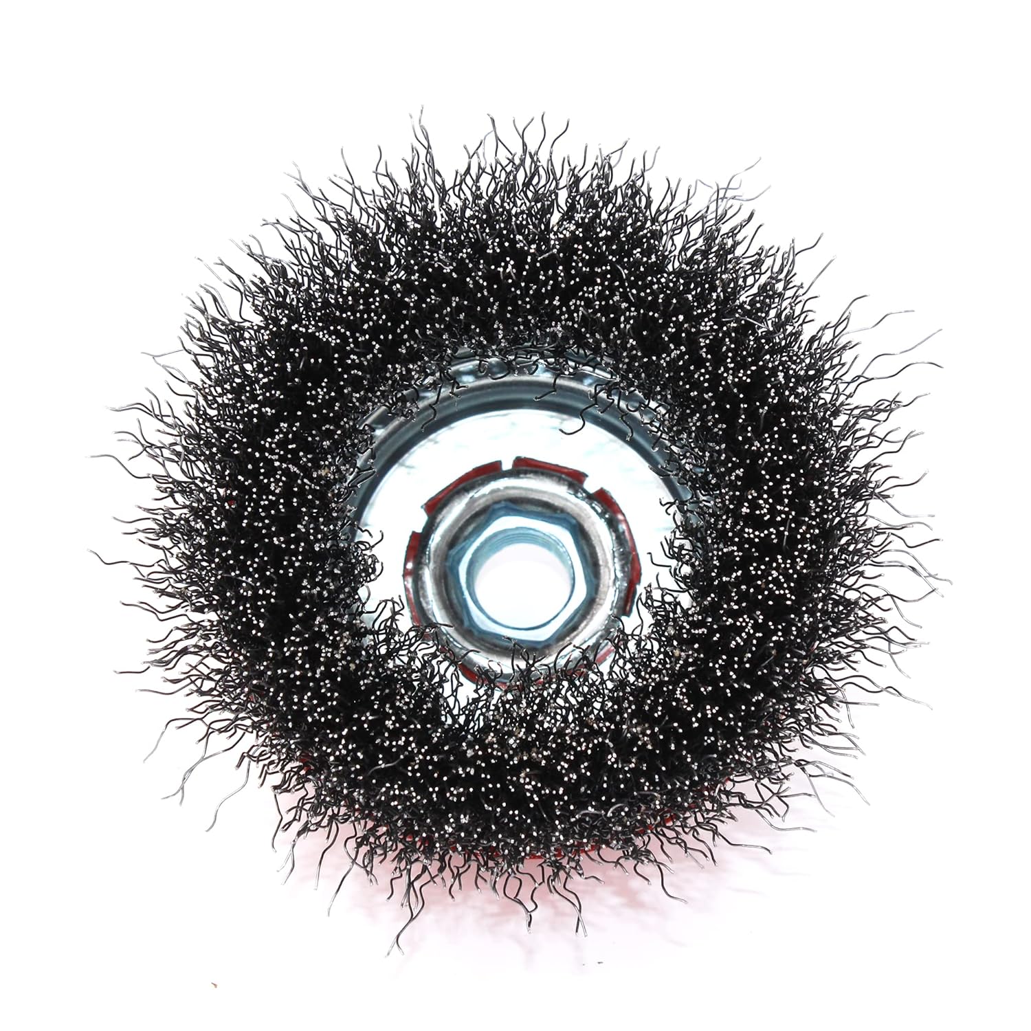 HOYIN Wire Cup Brush,5/8"-11NC for Angle Grinders (72363-4" Coarse Crimped0.014)