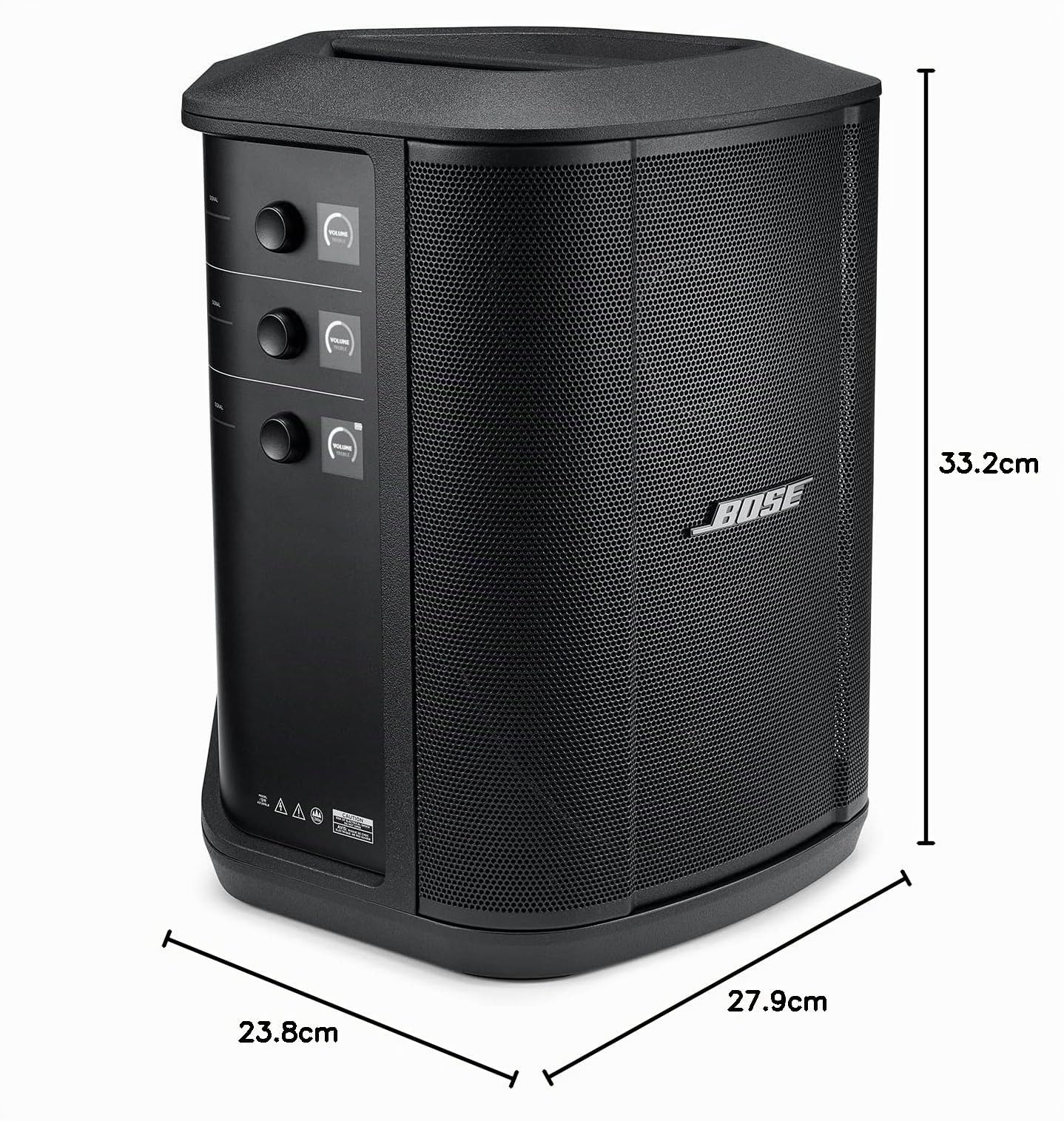 Bose S1 Pro+ - Sistema de PA inalámbrico con Altavoz Bluetooth portátil Todo en uno, Color Negro