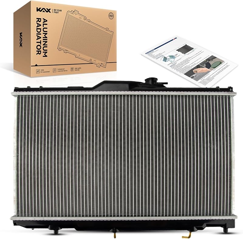 Radiador do sistema de arrefecimento KAX CU2198 para Toyota Corolla e Geo Prizm 1998 a 2002