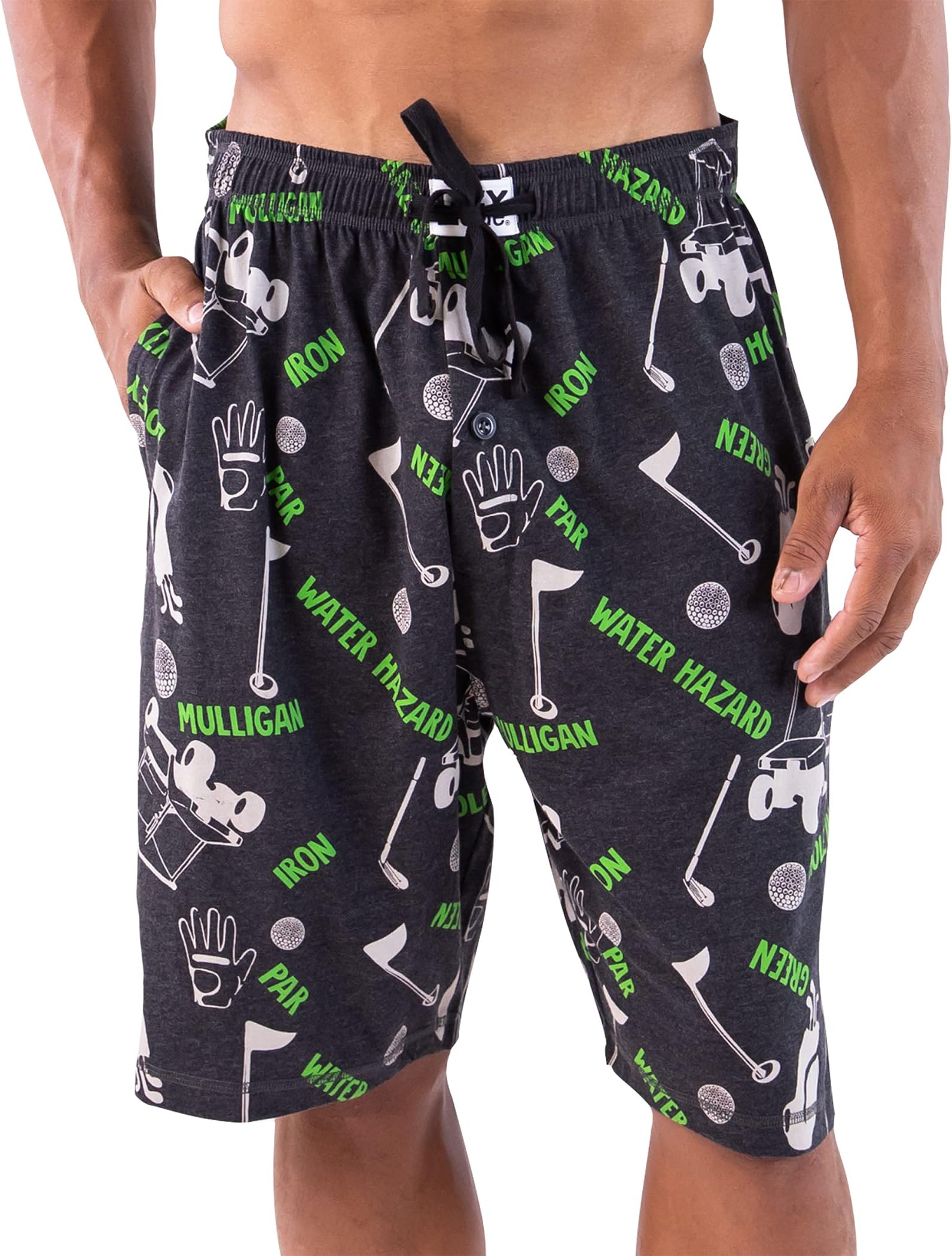 Lazy One Pajama Shorts for Men, Men's Separate Bottoms, Cotton Loungewear