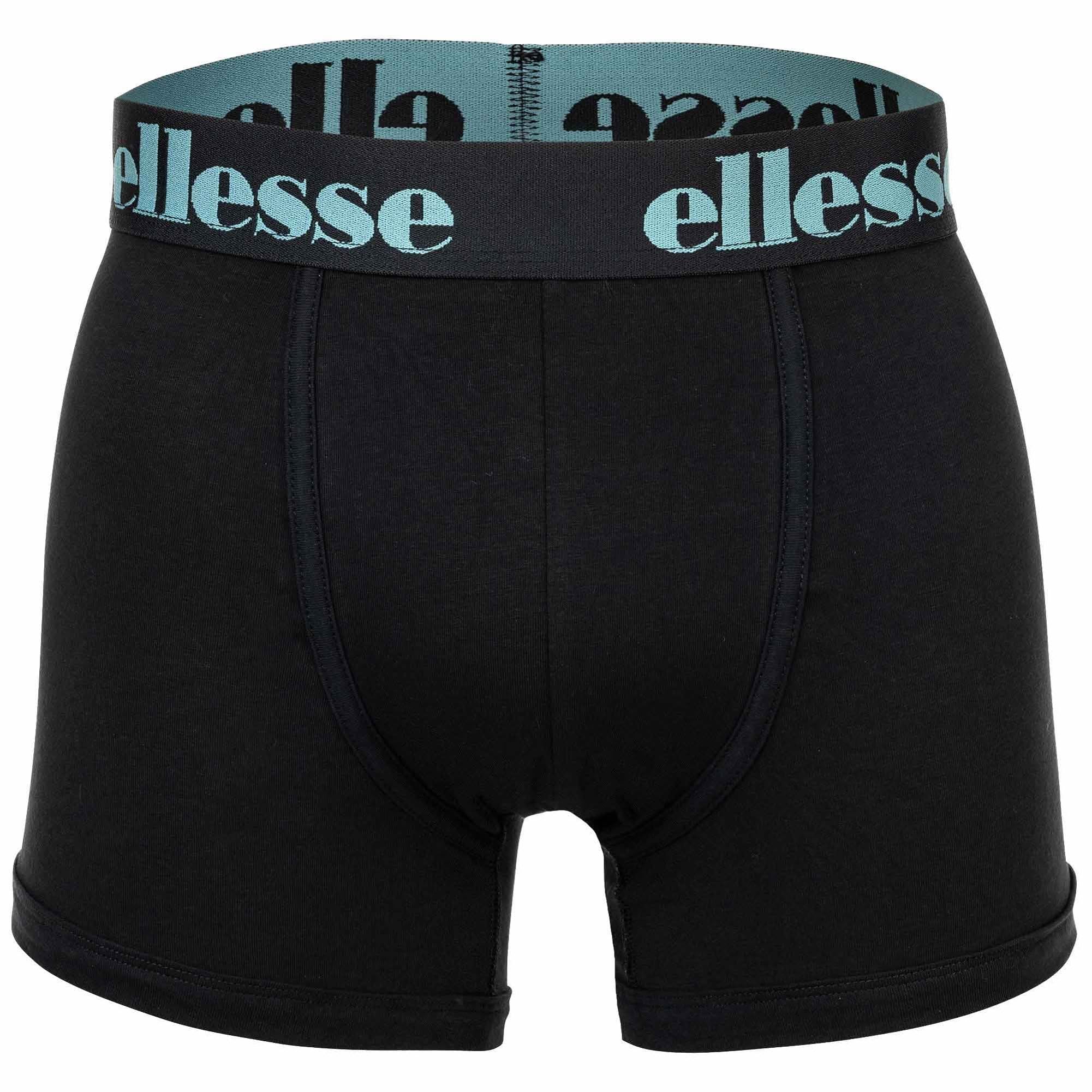 Ellesse Herren Boxer Shorts, 7er Pack - Yema Boxershorts, Logobund, Ohne Eingriff, Cotton Stretch