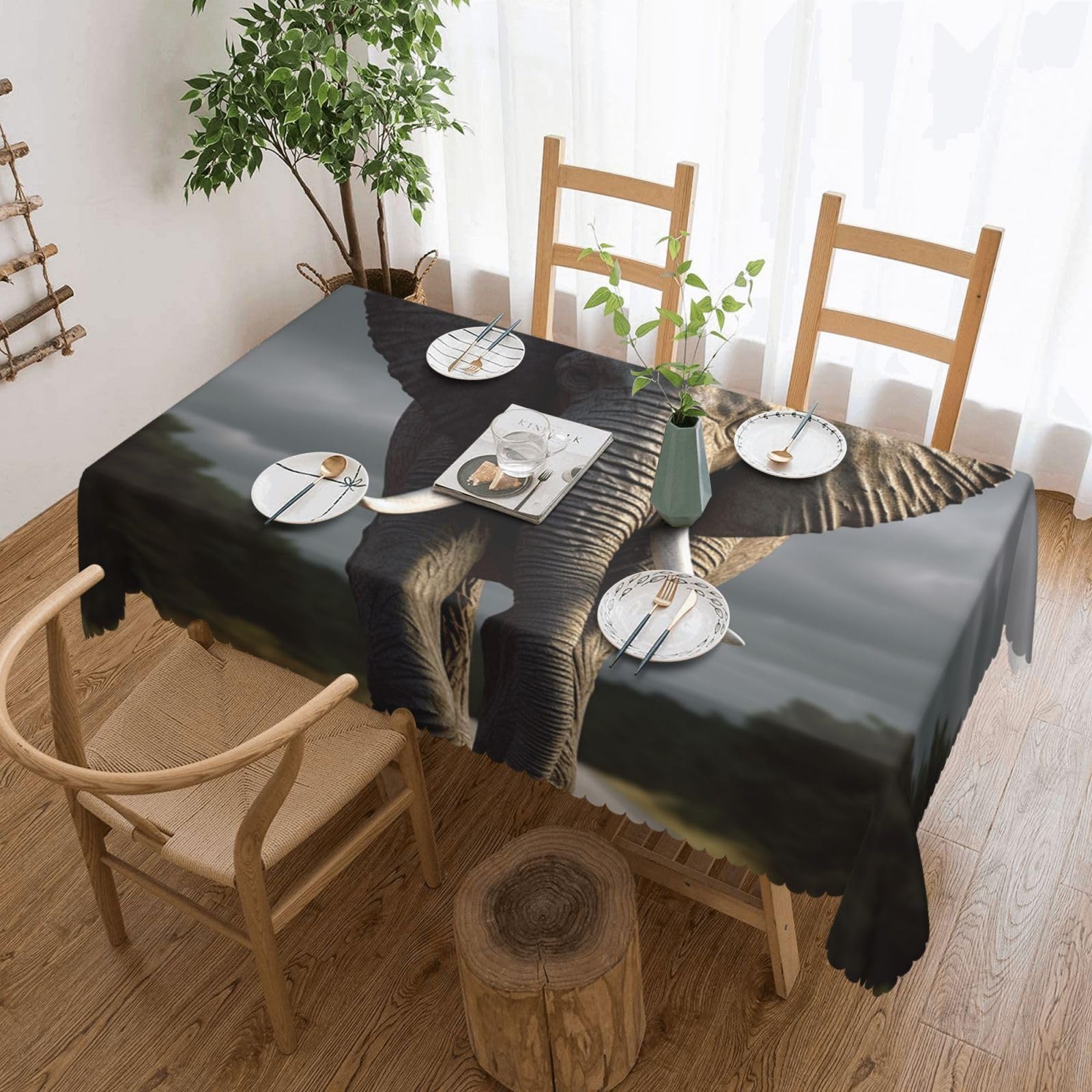 Nappe rectangulaire pour camping et fêtes de famille en plein air