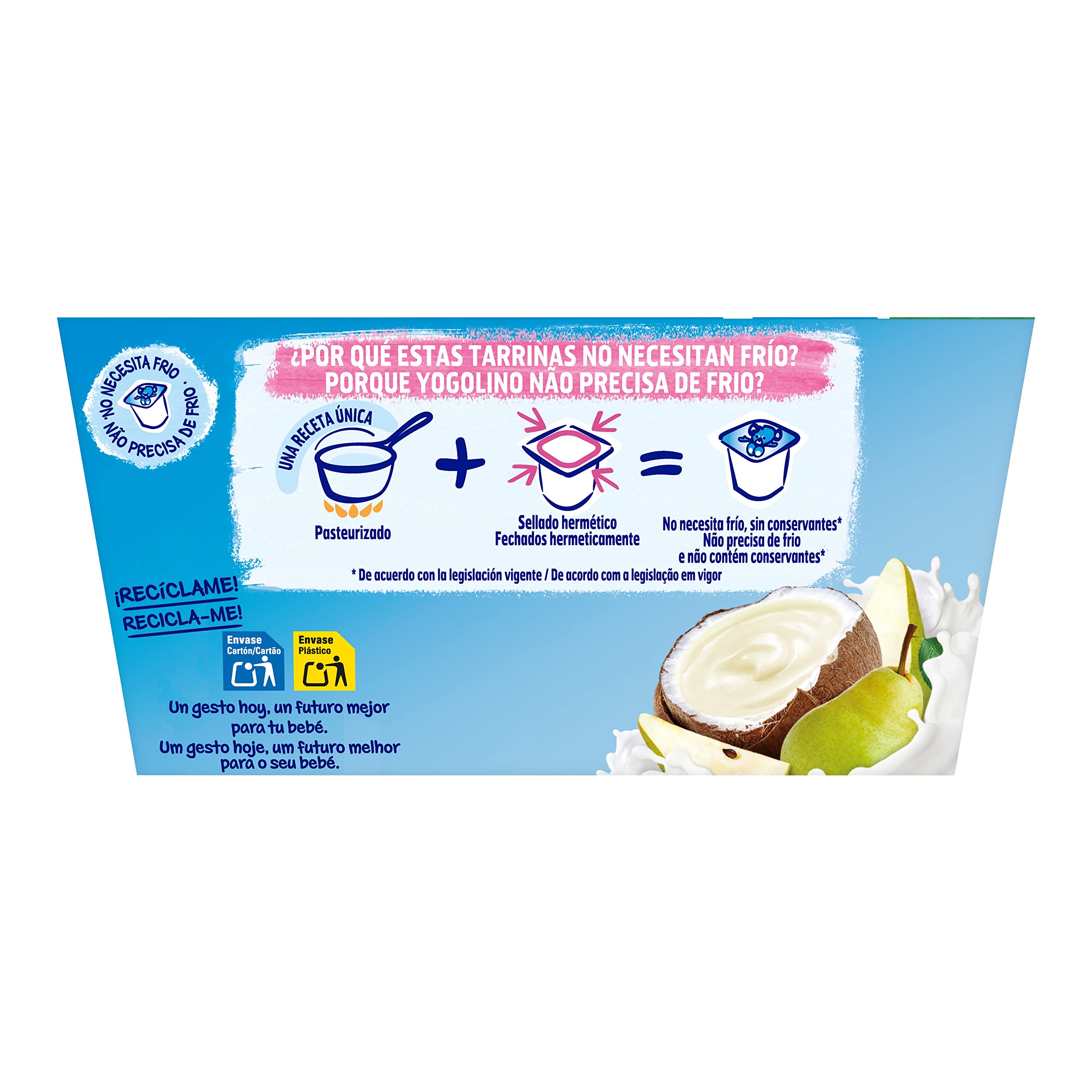 NESTLÉ YOGOLINO Coco Pera 4x90g od 6 miesięcy