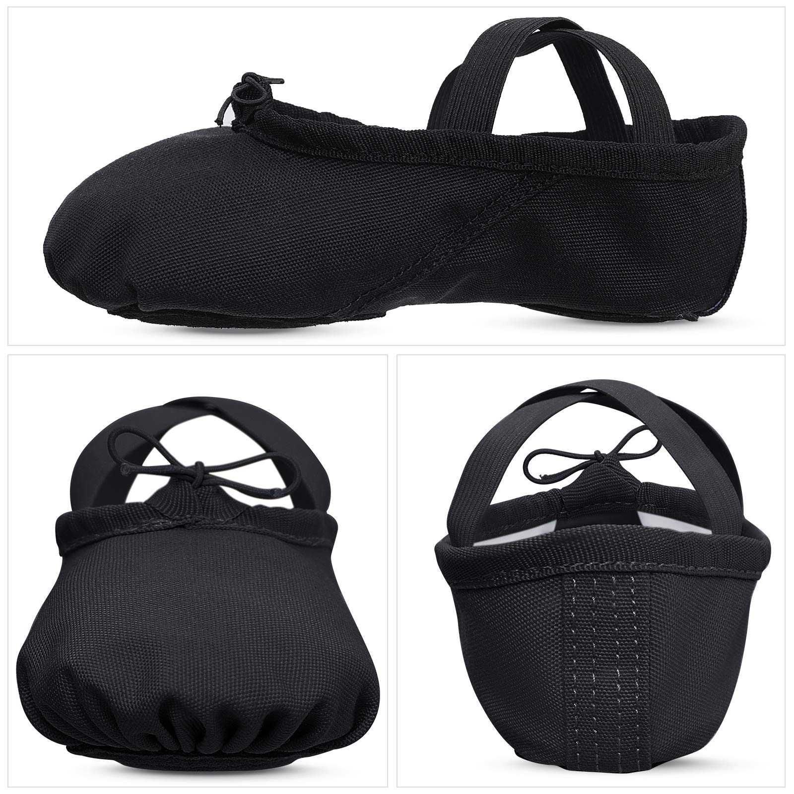 Scarpe Danza Classica Tela Scarpette da Danza per Bambini Ragazze Donne Adulto