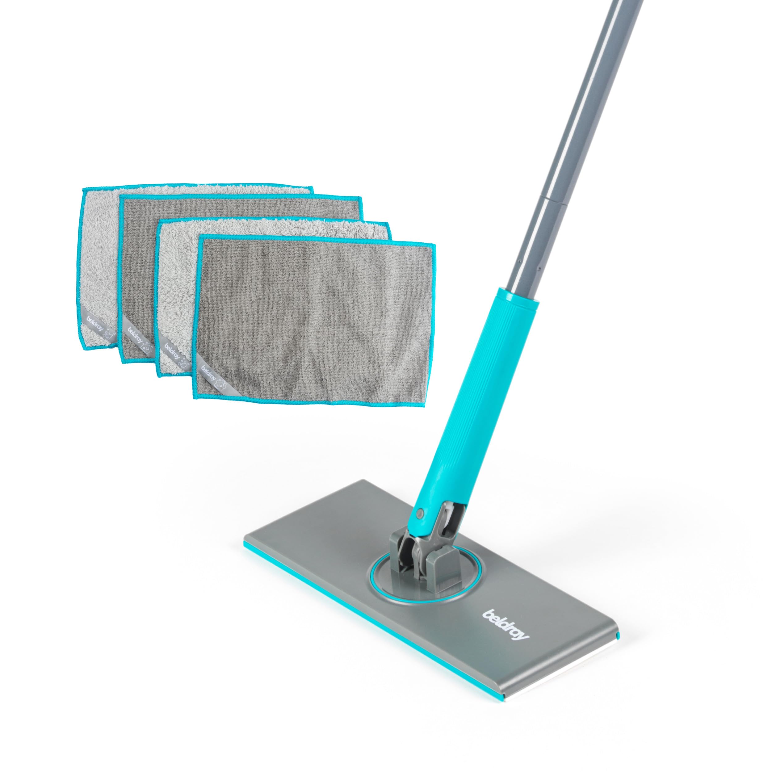 Beldray Grey Anti Bac All Surface Mop With 4 Cloths