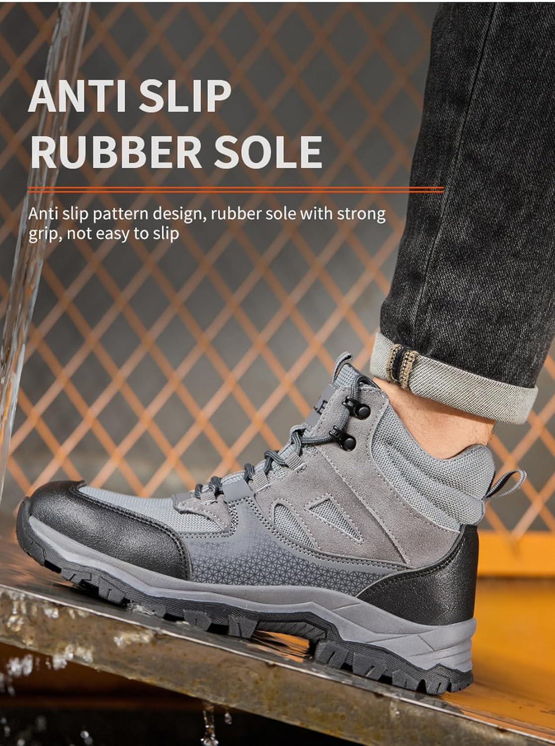 [Taopagii] 安全靴 ハイカット ワークブーツ セーフティーブーツ 作業ブーツ 鋼製先芯 つま先保護 釘踏み抜き防止 通気性