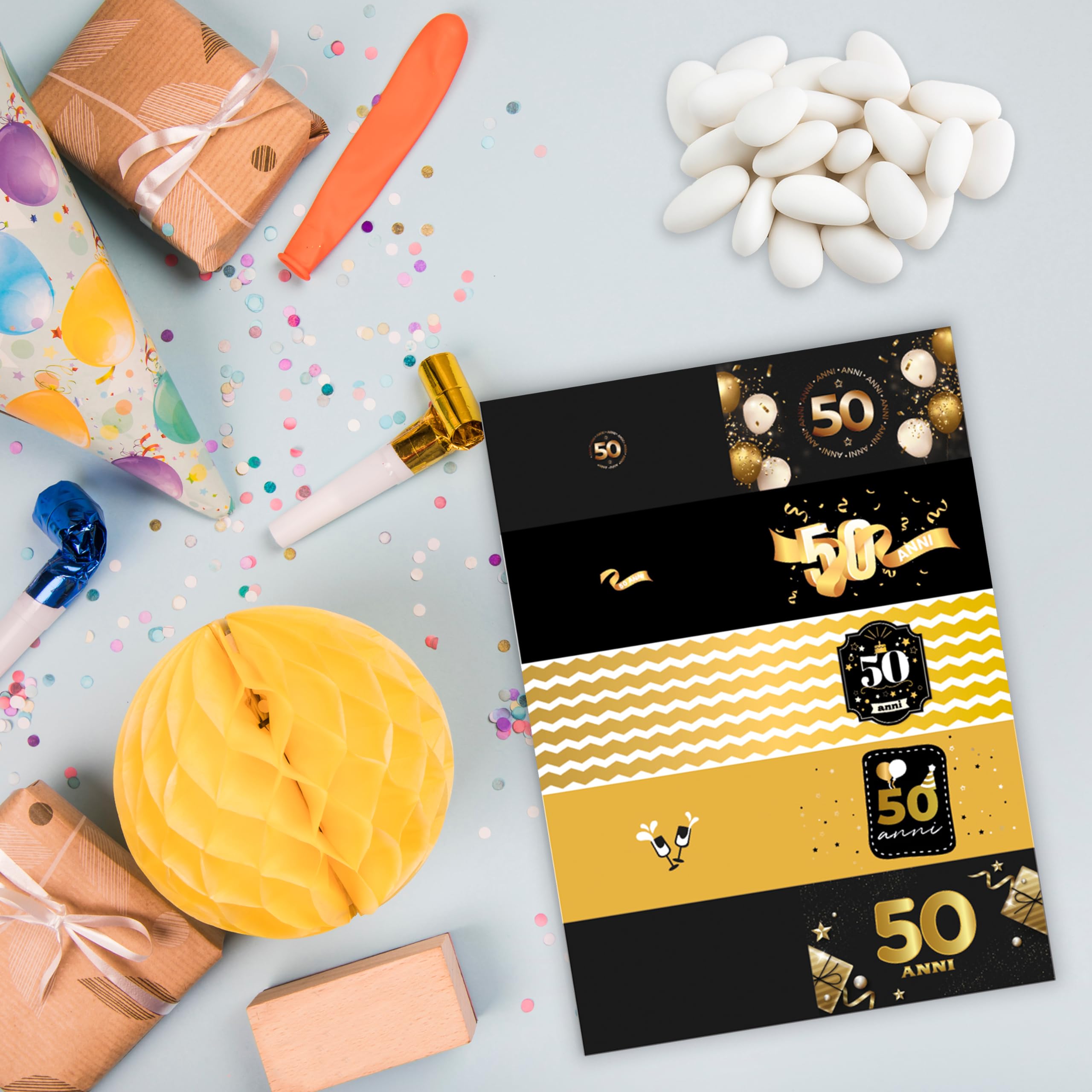 12 Pz Bustine Confetti Carta Kraft Sacchetti Regalo Pirati Etichette Adesive Pirati Chiudipacco