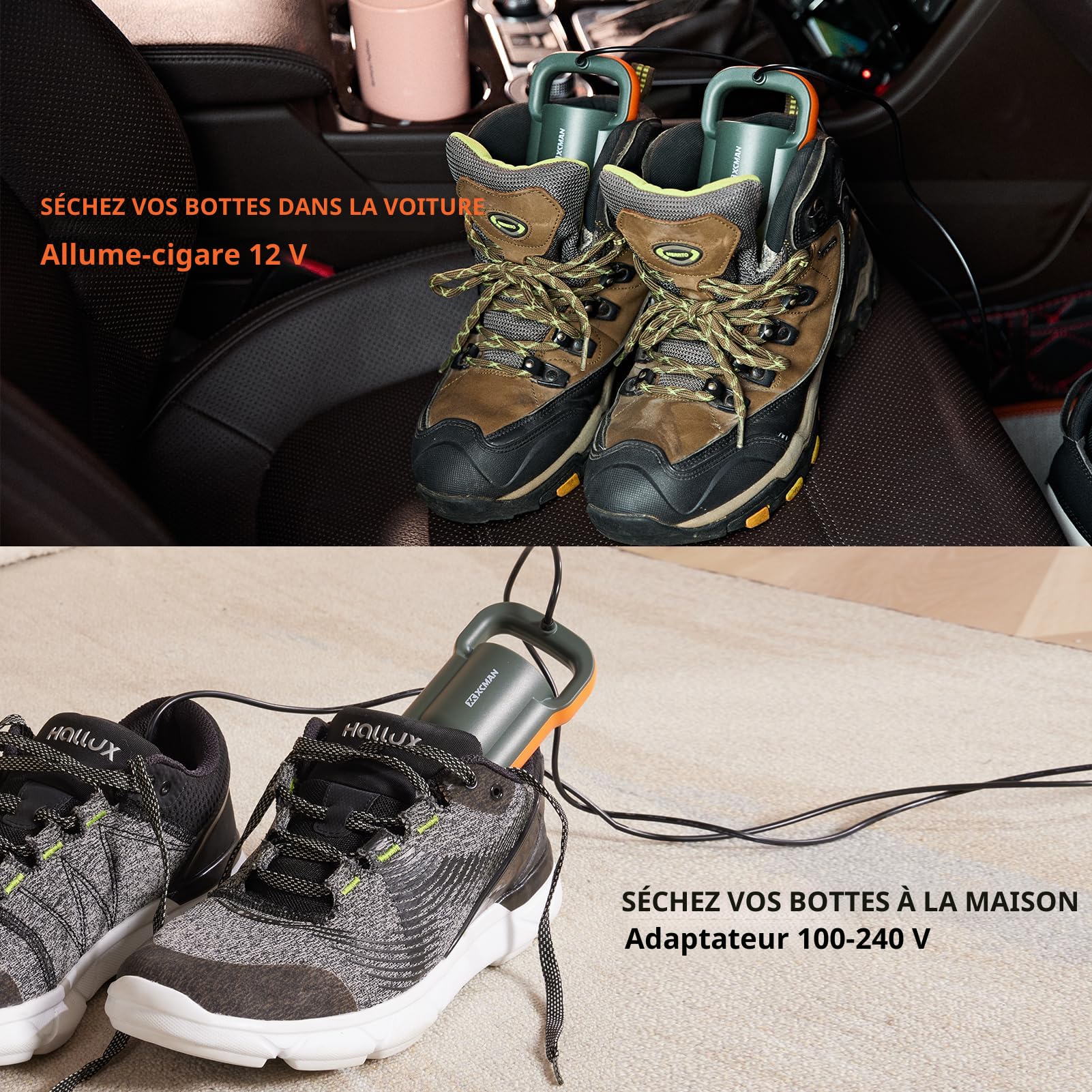 Sèche Chaussure électrique, Sèche Chaussures Ski, Chauffe Chaussure Pliable Seche Bottes Avec Chronometrage Seche Gants Pour Les Gants Chaussetteschaussureschapeaux 92122678