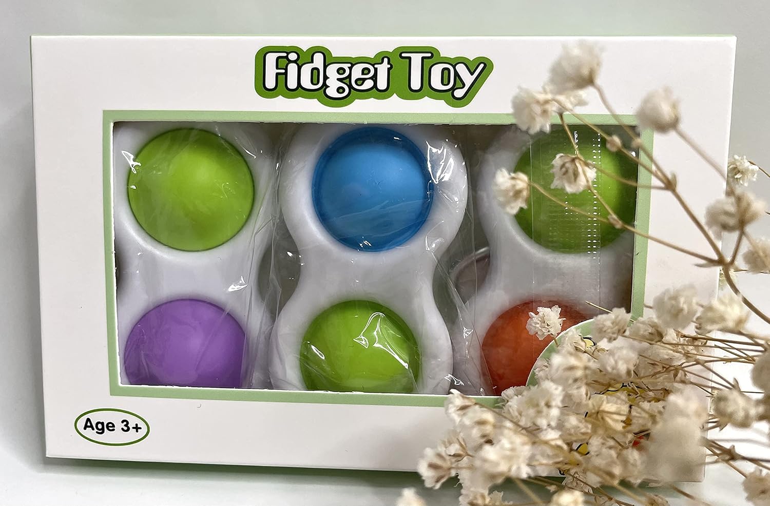 EZ-Beyourspace 3 Pack Mini Keychain Fidget Sensory Toy Set, Stress Reliever Anti-Anxiety Toy for Children Adults, Toy Gift Pack for Holiday Birthday Party Favors, Classroom Prizes, Goodie Bag Filler : Toys & Games