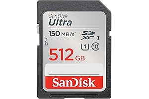 ⚡SanDisk 512GB Ultra SDXC: Store More, Capture Everything