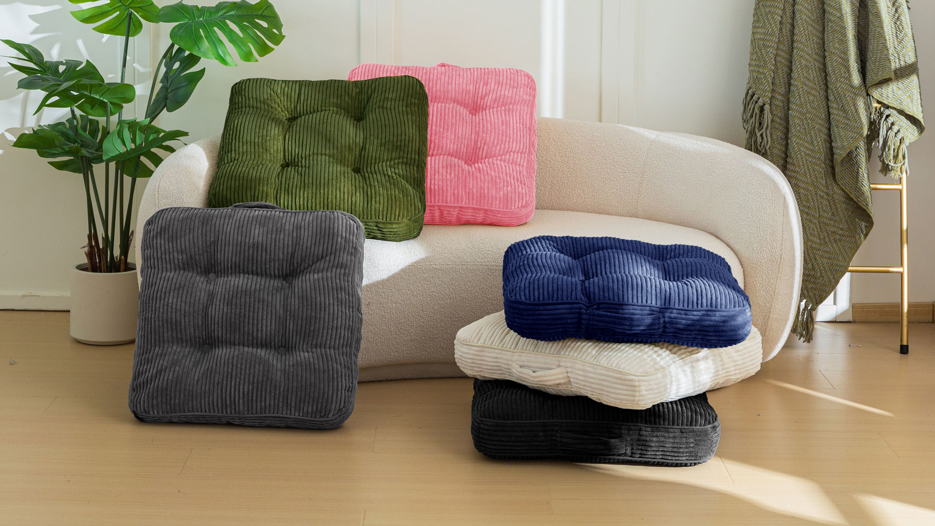 Amazon.com: HIGOGOGO Washable Floor Pillow Cushion for Adults