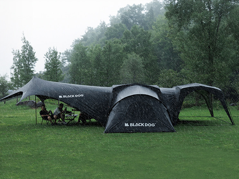 Amazon | Blackdog テント UVカットドア UPF100+ 耐水圧3000mm+ 日除け
