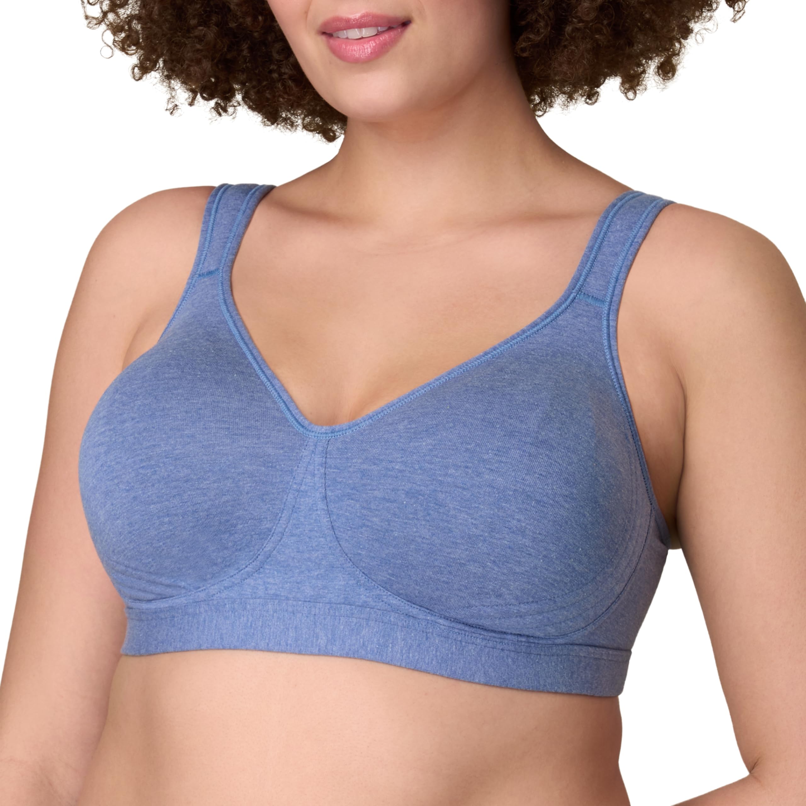 Photo 1 of PLAYTEX Women's Wireless Bra, 18 Hour Plus-Size T-Shirt Bras Available, Ultimate Lift, Moisture-Wicking, 474C