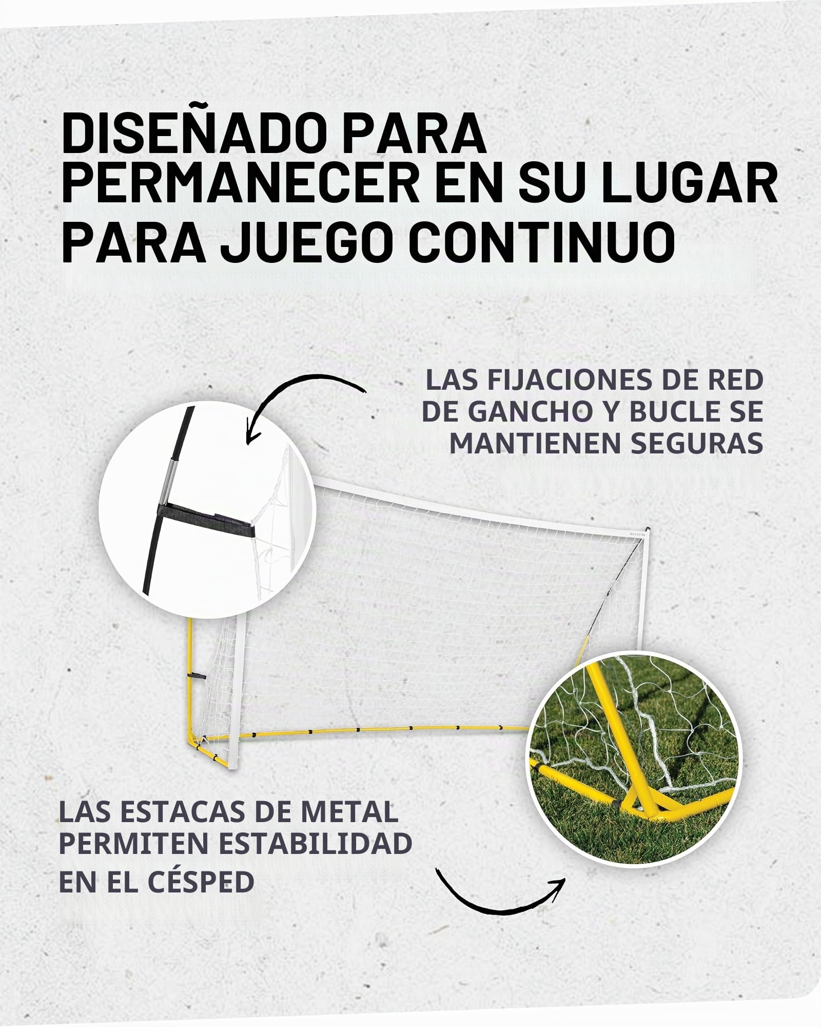 SKLZ Quickster Soccer Goal Portero de Fútbol Portátil y Net
